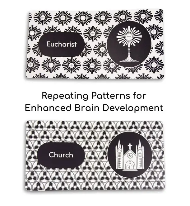 Baby's 1st Catholic Book: A High Contrast Board Book