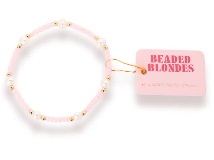 Luster Pink Pearl Bracelet