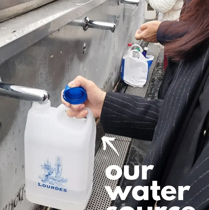 Holy Water Cross Necklace