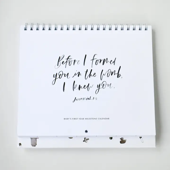 Christian Baby Milestone Calendar