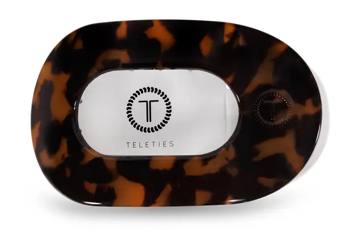 Teleties Hair Clip, Large Flat Round