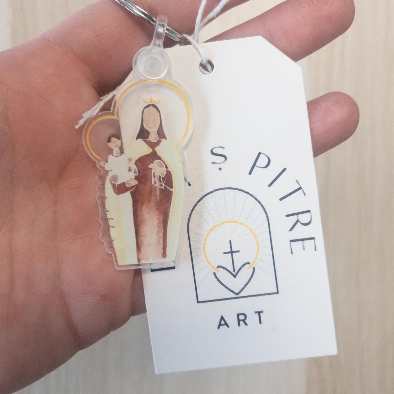 Our Lady of Mount Carmel Keychain