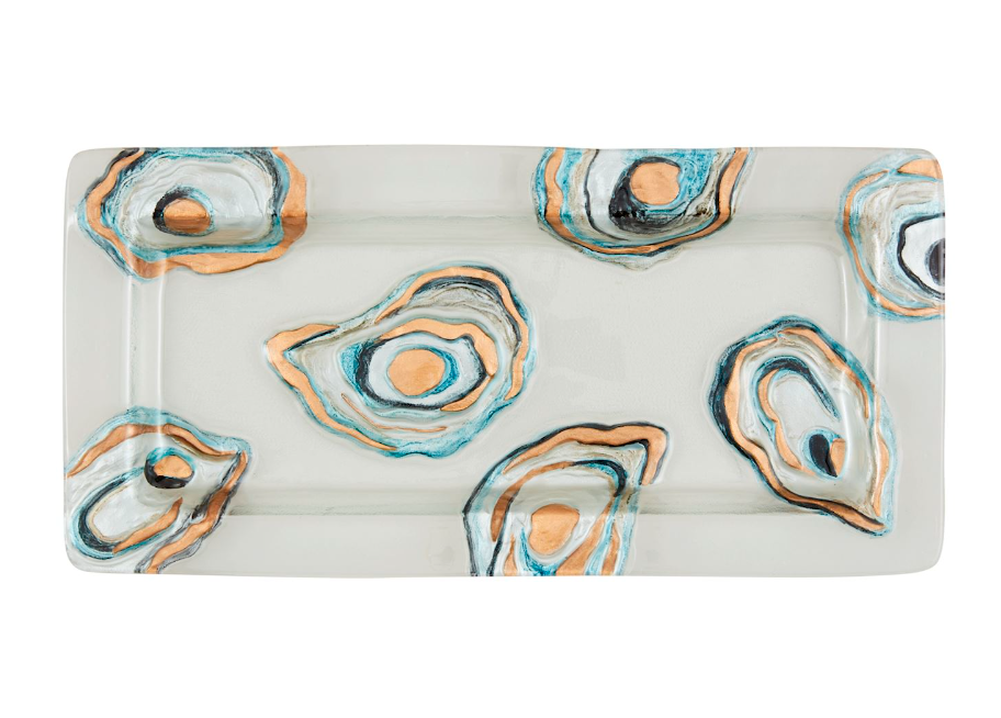 Oyster Glass Platter