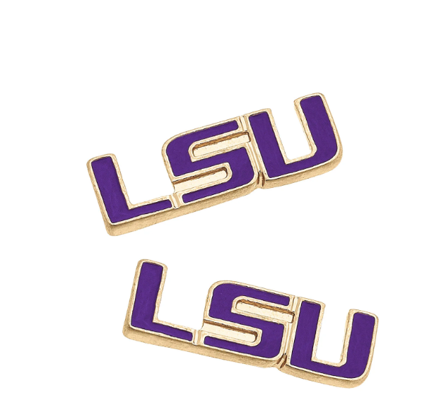 LSU Stud Earrings