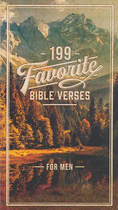 199 Favorite Bible Verses For Men