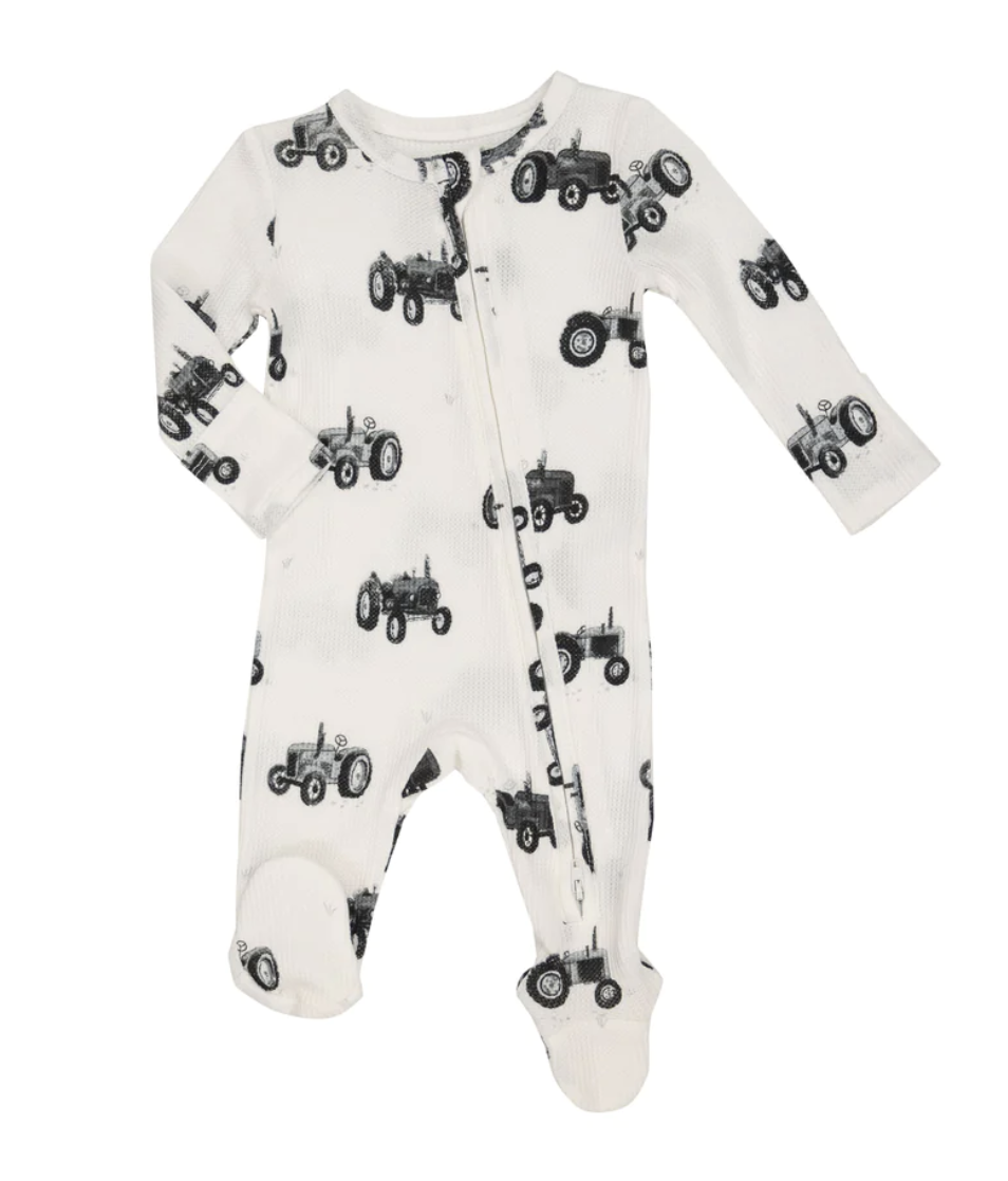 Tractors Ribbed Footie