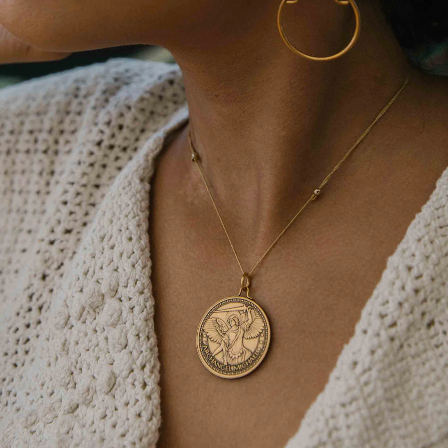 Better Together: Mother Mary & Archangel Michael Necklace