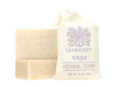 Lavender Sage Herbal Soap {6.4 oz}