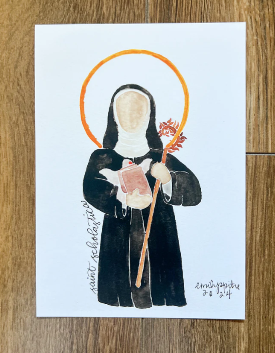 St. Scholastica Print
