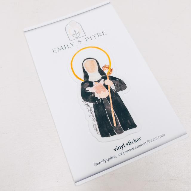 St. Scholastica Sticker
