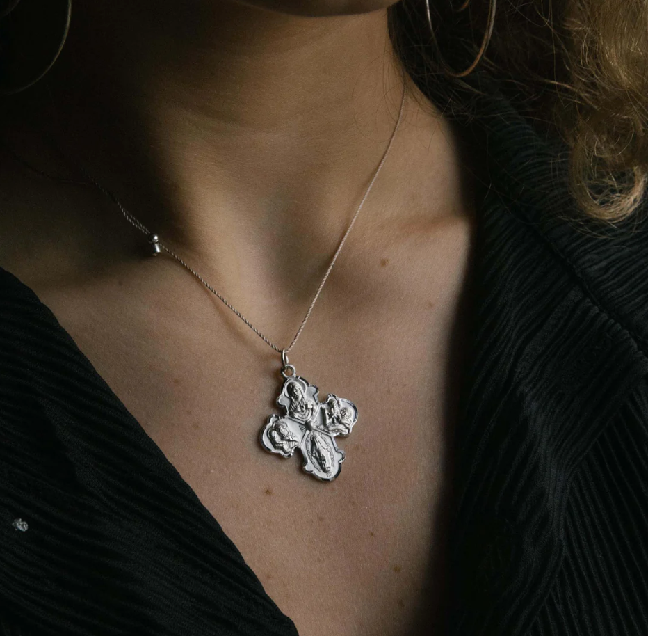 Higher Power: 4-Way Cross Necklace