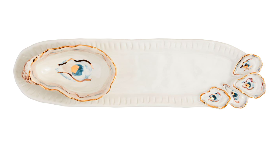 Oyster Tray & Dip Set