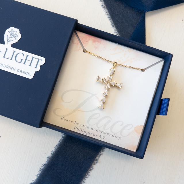 L+L Necklace, Peace (Gold)