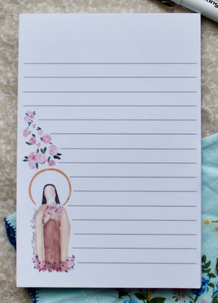 St. Therese of Lisieux Notepad