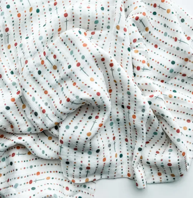 Rosary Dots Blanket Swaddle