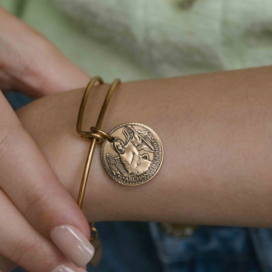 Better Together: Mother Mary & Archangel Raphael Bangle