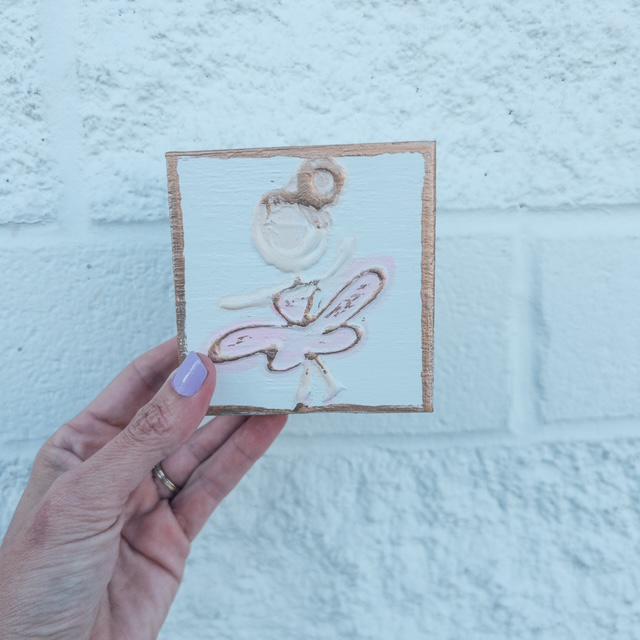 Mini Ballerina Wood Block