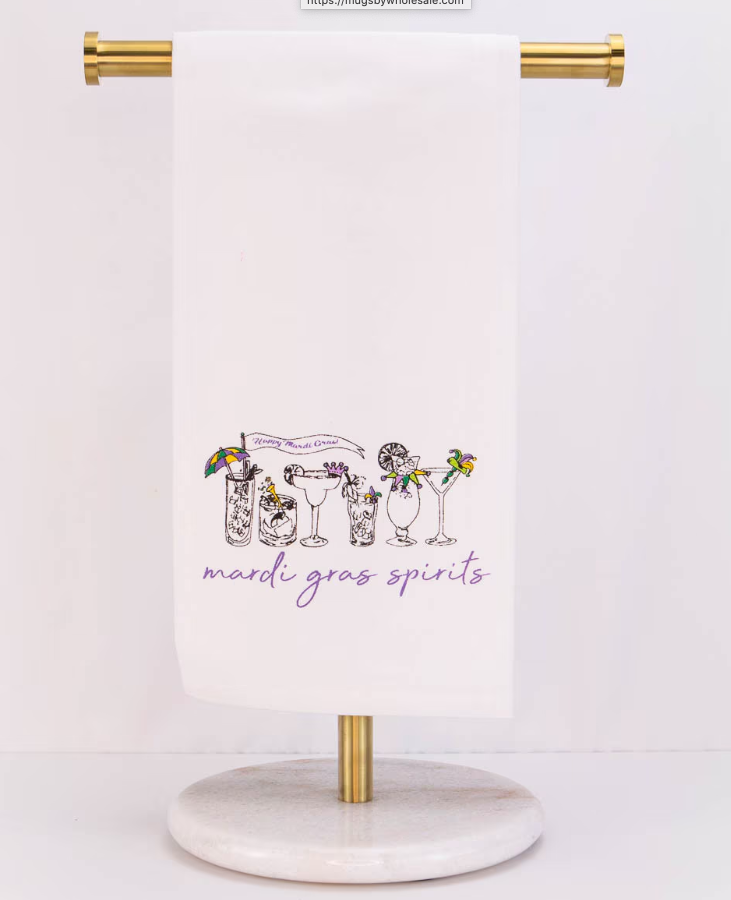 Mardi Gras Spirits Towel