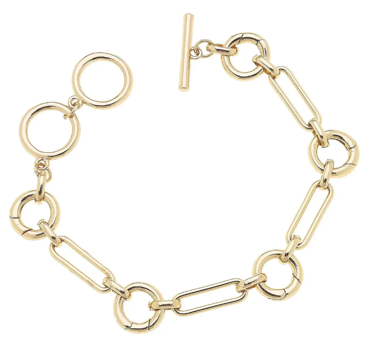 Lilah Multi-Charm Toggle Bracelet