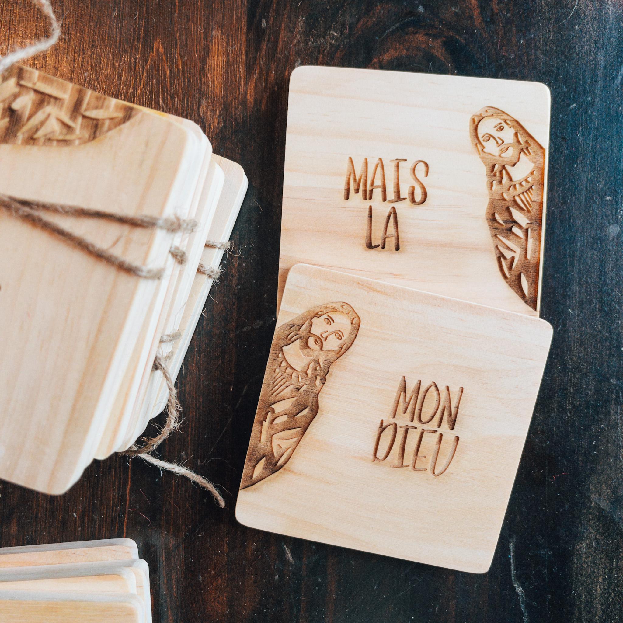 Etched Coaster Duo {set of 2}