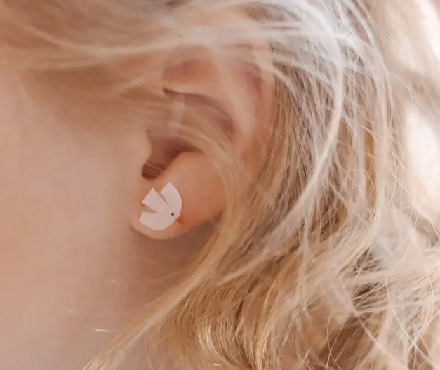Christian Stick On Earrings
