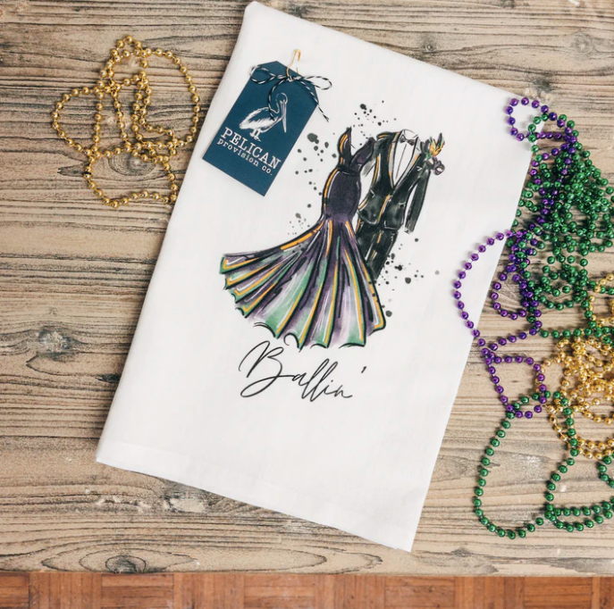 Ballin' Kitchen Towel