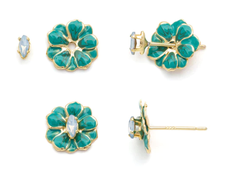 Scout Sparkle & Shine Enamel Flower Earring