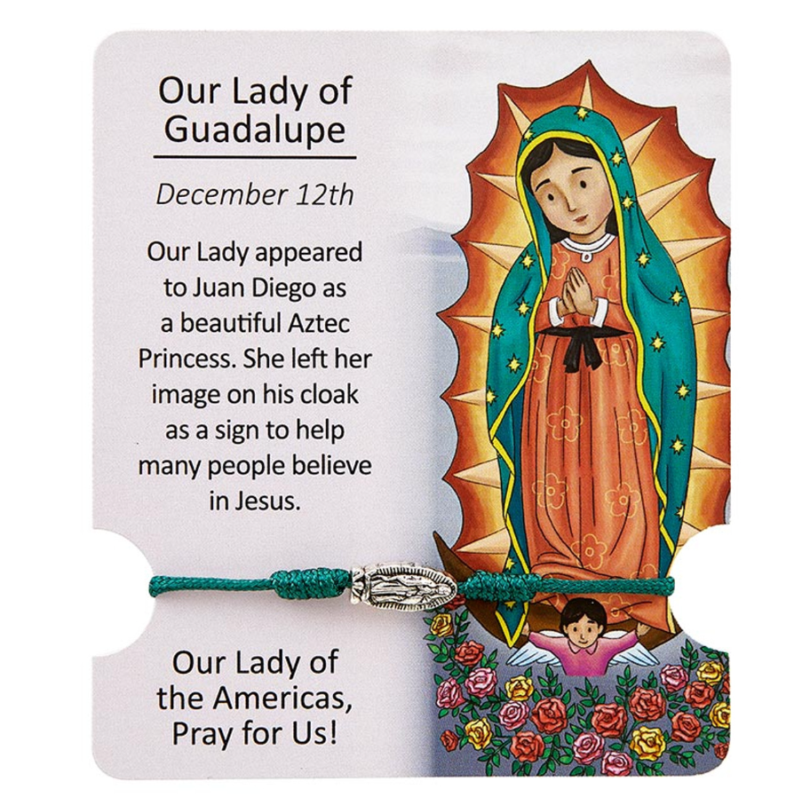 Our Lady of Guadalupe Mini Saint Bracelet