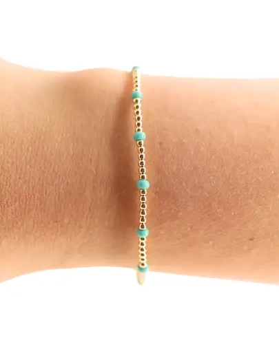 Turquoise Dainty Poppi Bracelet