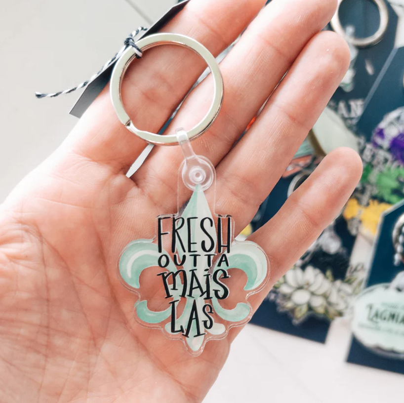 Fresh Outta Mais Las Keychain