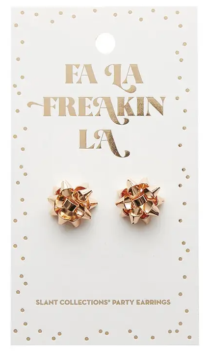 Fa La Freakin La Party Earrings