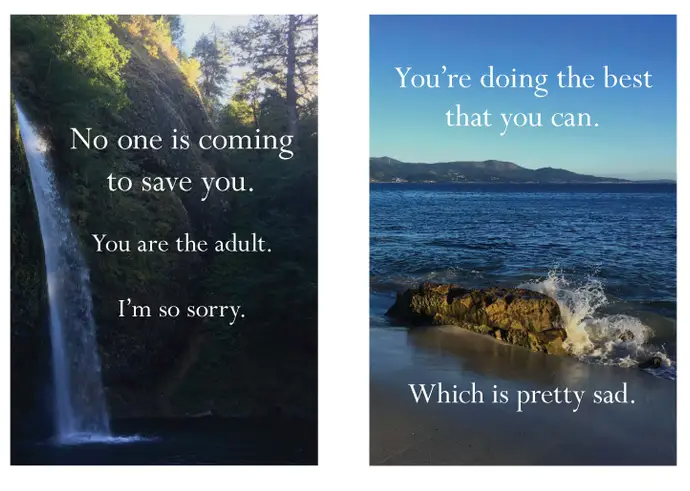 Disappointing Affirmations Sticker Book