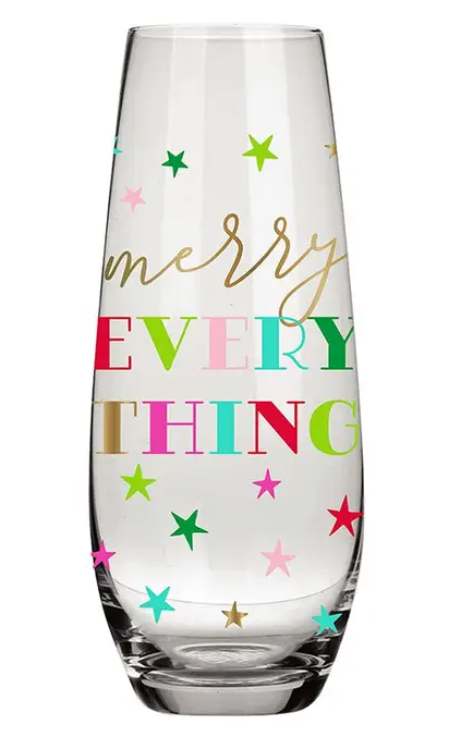 Merry Everything Champagne Flute