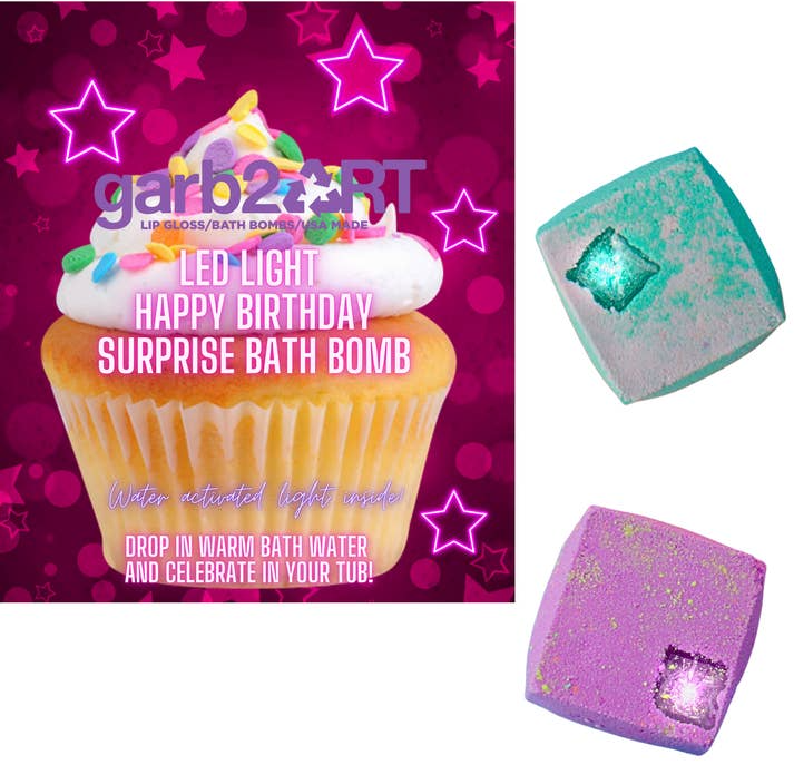 Happy Birthday LED Bath Bomb