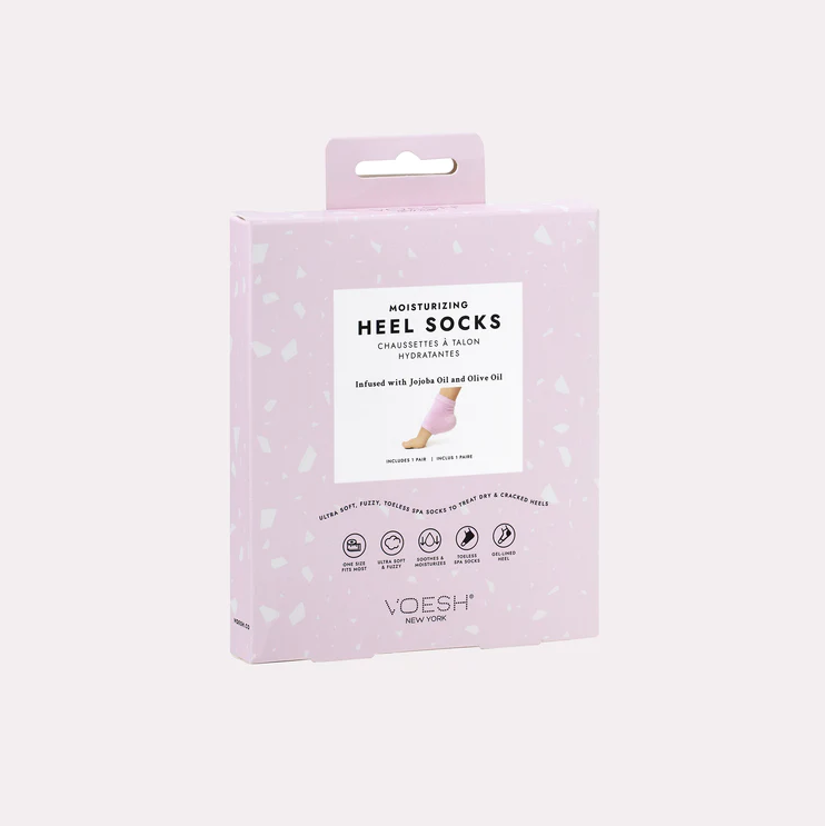 Moisturizing Heel Socks - Pink