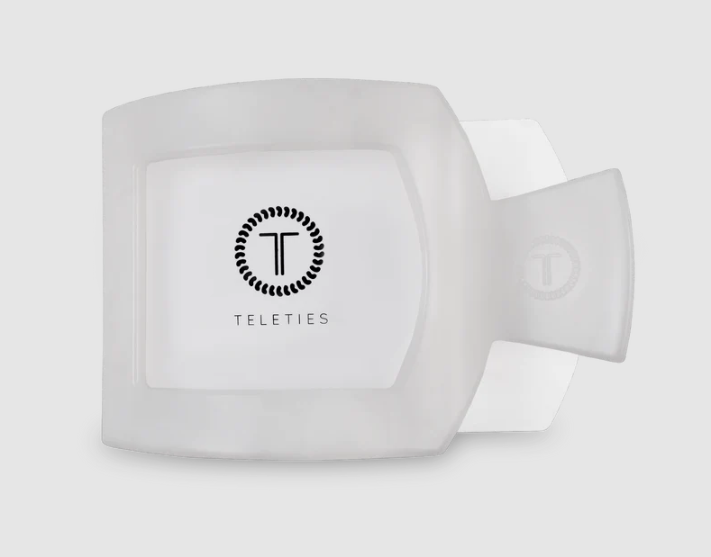 Teleties Hair Clip, Medium Flat Square