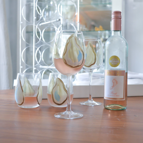 Oyster Wine Glass