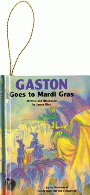 Gaston Goes to Mardi Gras Ornament