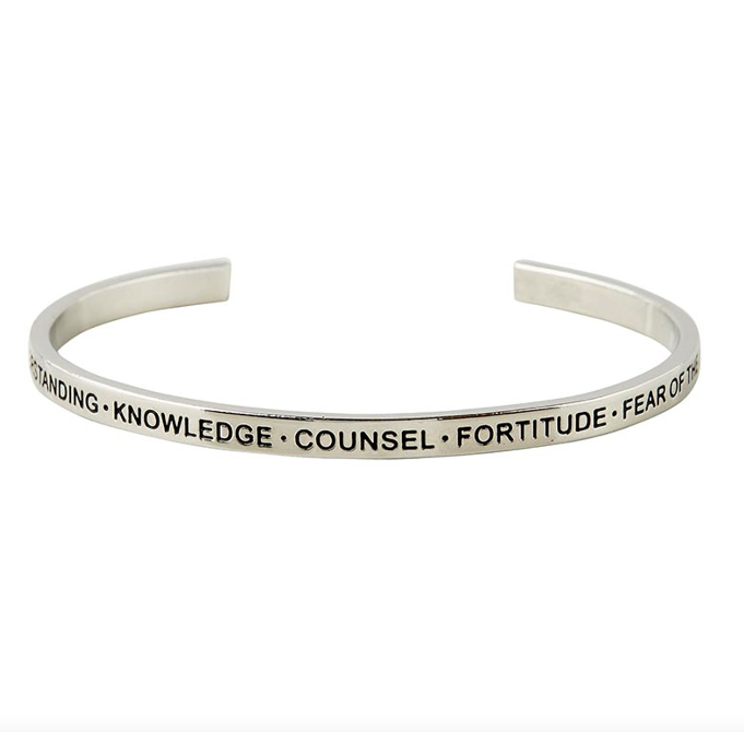 Confirmation Gifts of the Holy Spirit Cuff