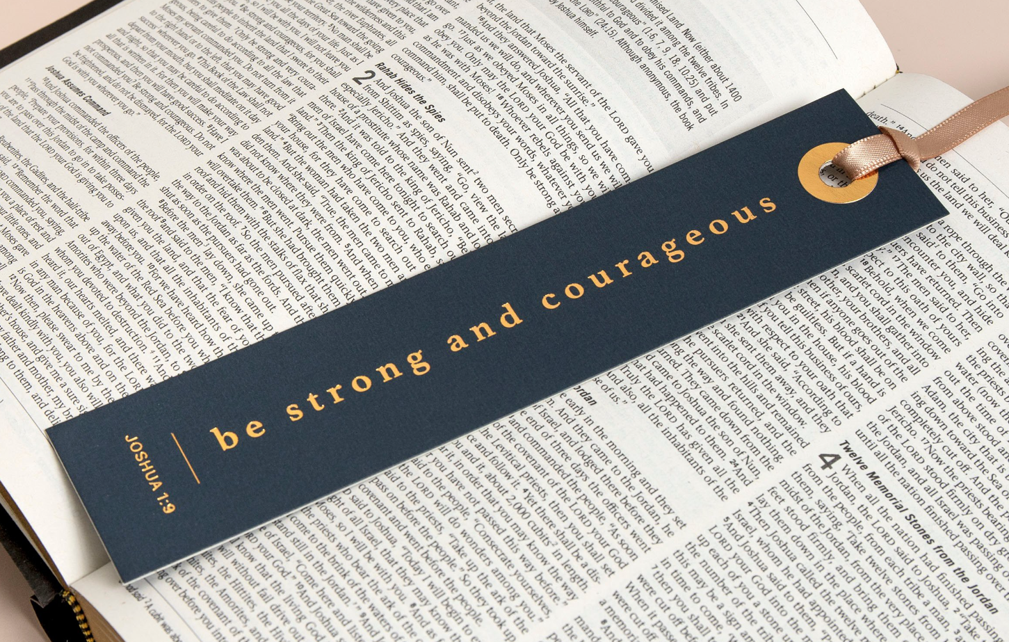 Be Strong And Courageous Bookmark