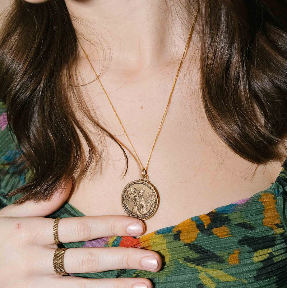 Better Together: Mother Mary & Archangel Gabriel Necklace