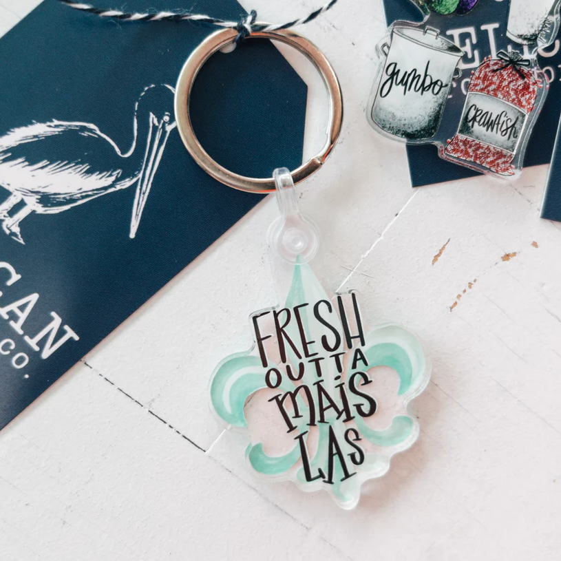 Fresh Outta Mais Las Keychain