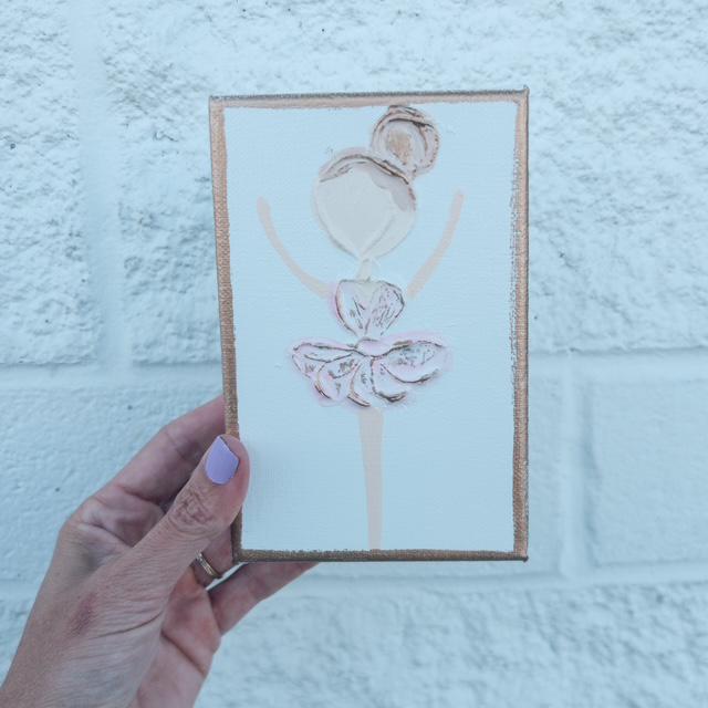 Small Ballerina Canvas