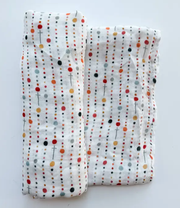 Rosary Dots Blanket Swaddle