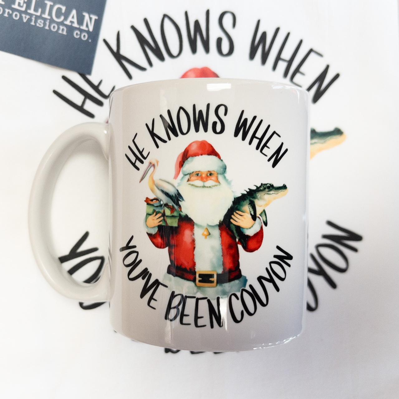 Santa Couyon Coffee Mug