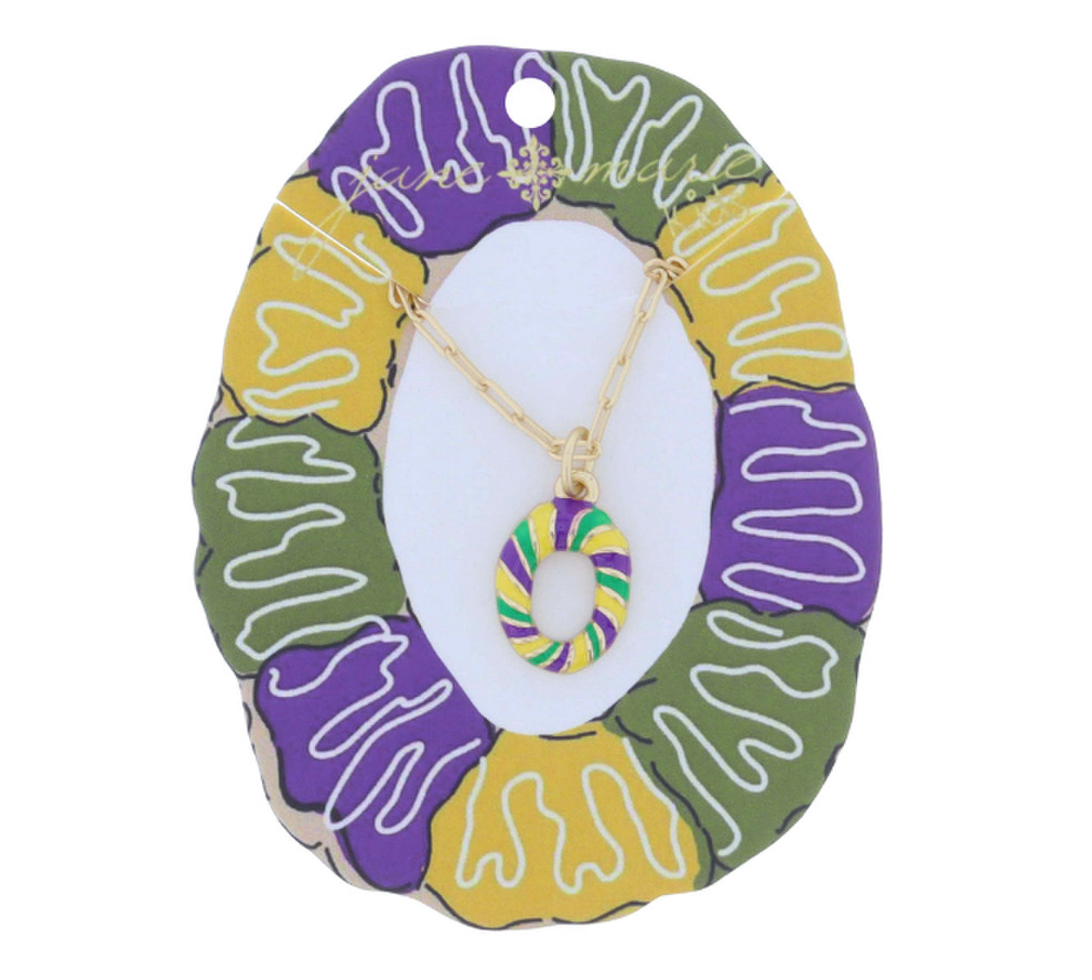 King Cake Necklace