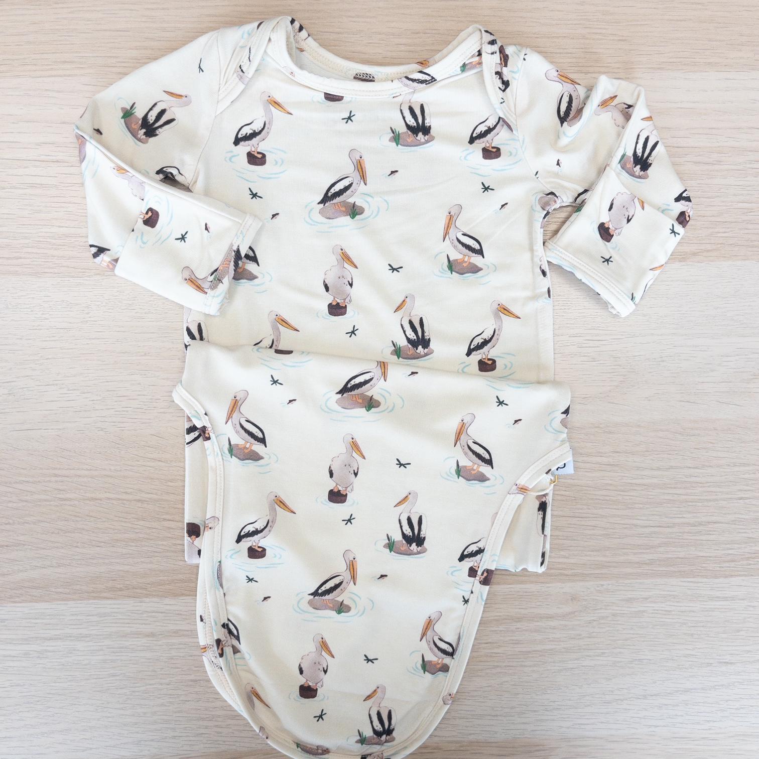 Goosies Knotted Gown, Pelican