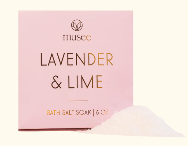 Lavender & Lime Mini Salt Soak
