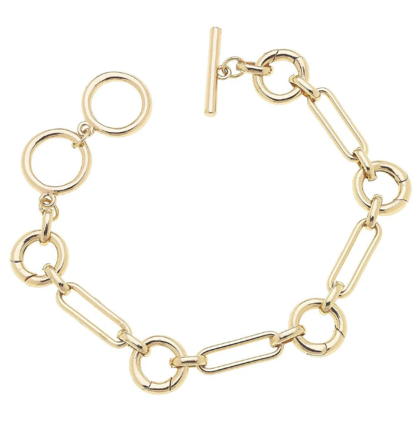 Bella Multi-Charm Toggle Bracelet