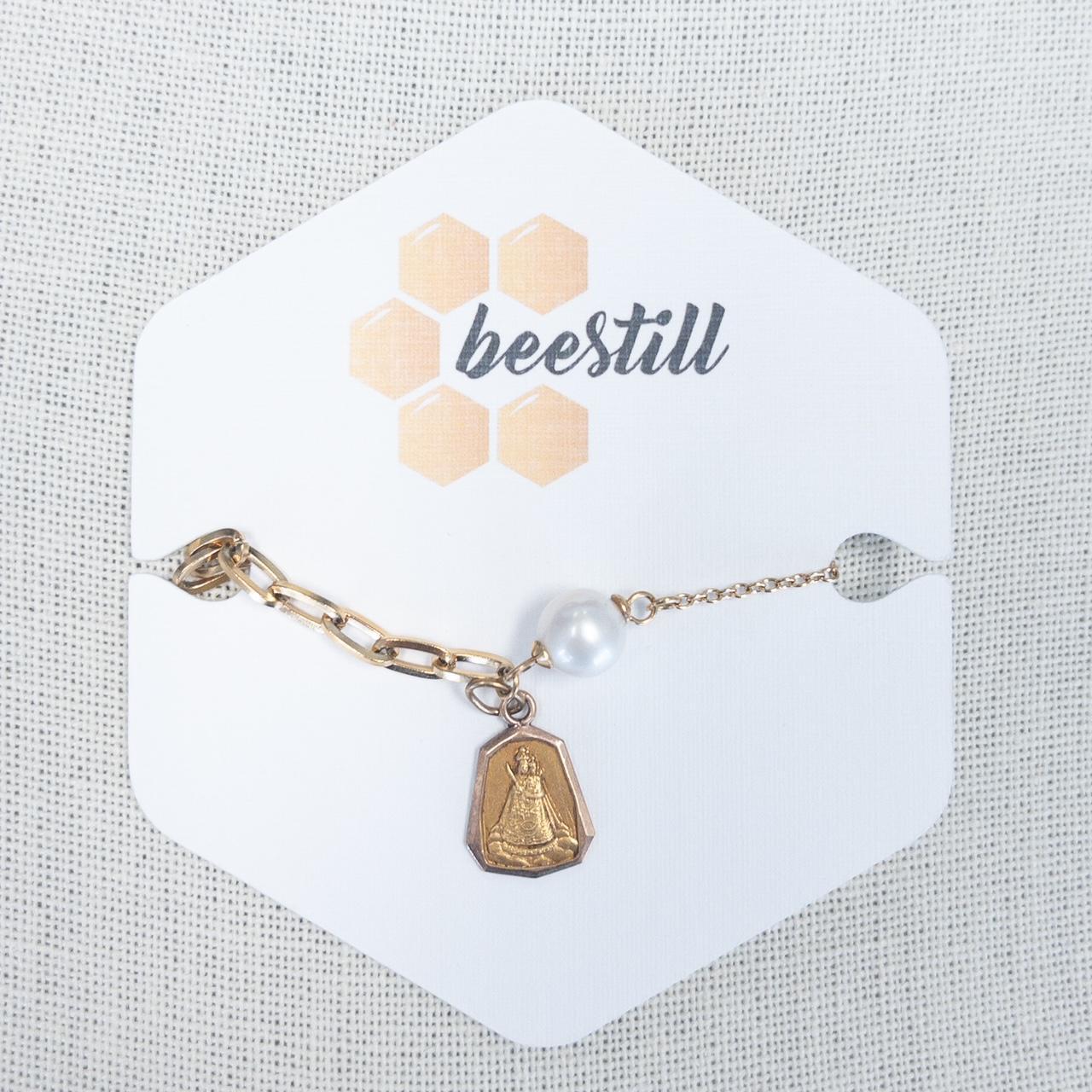 Mother & Child Antique Slider Bracelet